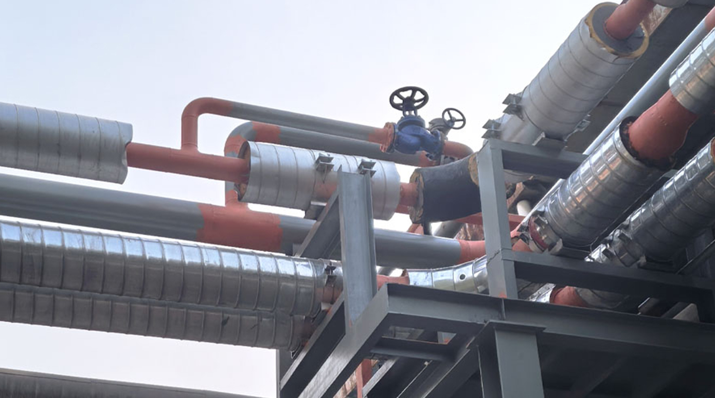 Vorgefertigte Isolierrohre für das Sanierungsprojekt des Luoyang YTO-Pipelinenetzes