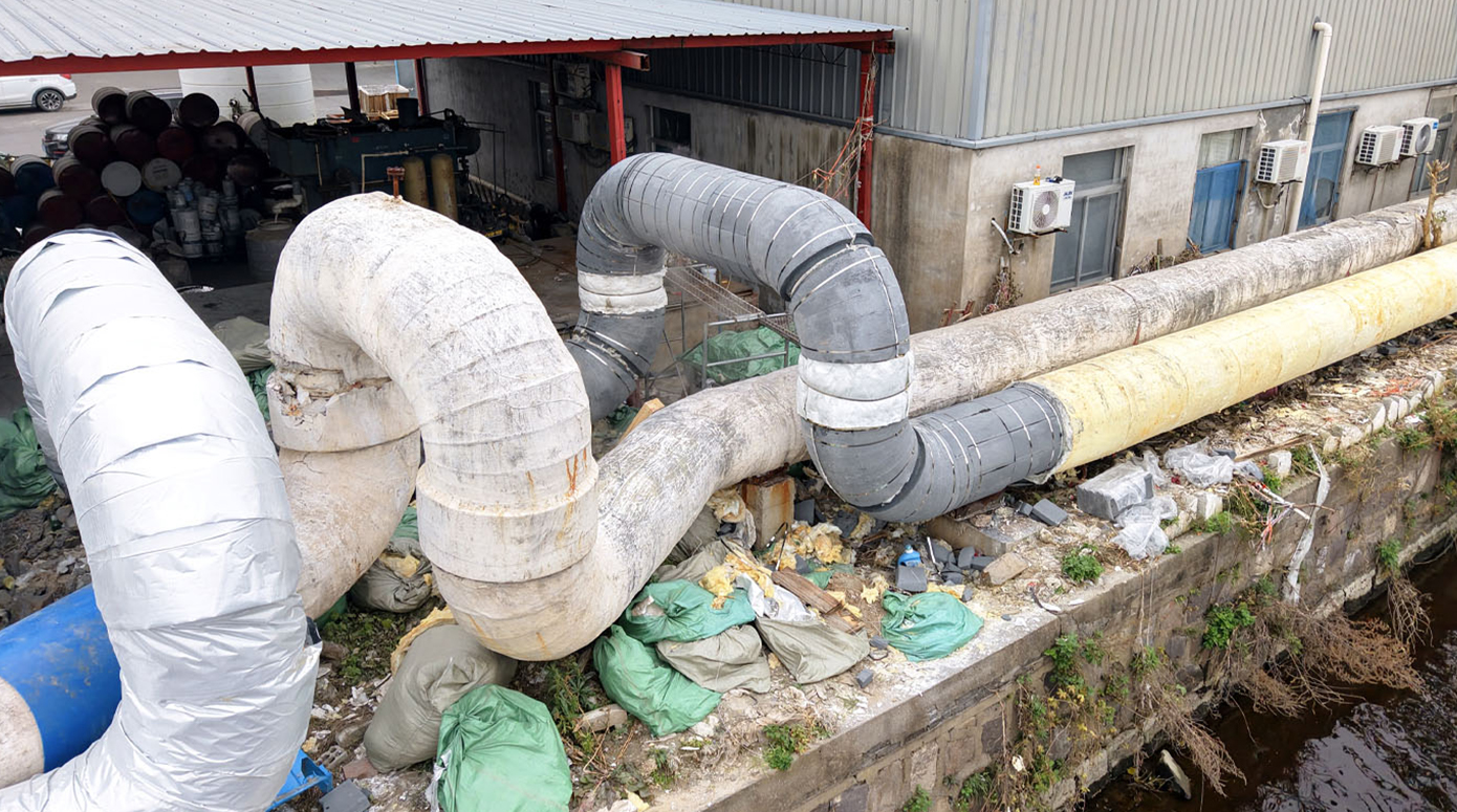 Zhongmao Hangzhou Bay Thermal Power DN500 Heizungsnetz-Isolierungsrenovierungsprojekt